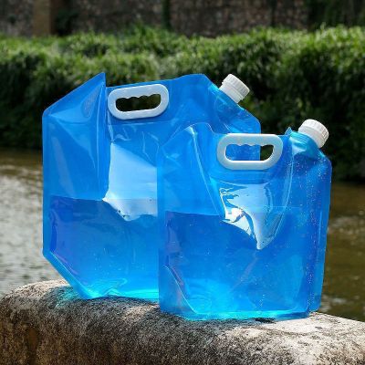 Outdoor Water Bags Foldable Portable Drinking Camp Cooking Picnic BBQ Water Container Bag Carrier Car 10L Water Tank