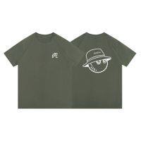 ☎ Golf costume men 39;s summer cotton T-shirt basic text logo bucket cap Malbon short sleeve costume