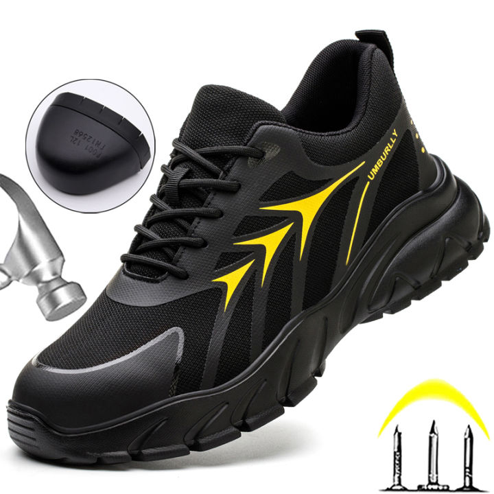 Fashion Security Shoes Men Anti-smash Anti-puncture Work Sneakers ...