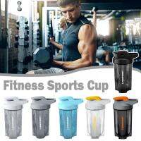 500Ml Portable Sport Shaker Bottle Protein Powder Shaker Training Fitness Cup Cup Sport Leak Mixing Proof Drinking Water Bo Z7D5