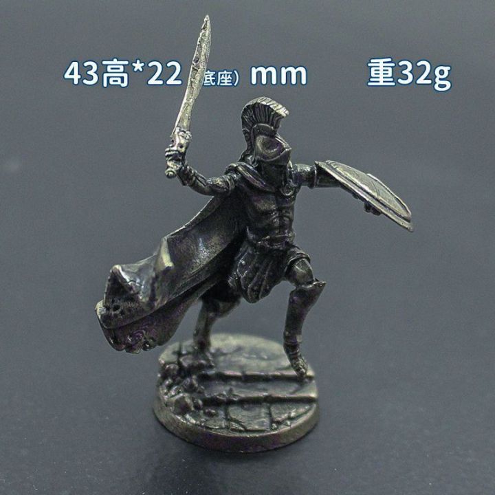 ทองแดงสีขาวบริสุทธิ์-spartan-warrior-legion-โมเดลของเล่นโบราณของทหารน้อยทำมือตกแต่งเกมบนโต๊ะสำหรับเด็กผู้ชาย