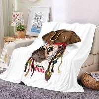 New Style Cute Dog Theme Comfort Print Flannel Throw Blanket Friend Aunt Lover Dog Women Blanket Gift for Couch Sofa Bed Office Decorative