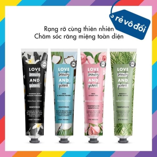 Kem đánh răng tnh chất thiên nhiên love beauty and planet 75ml - ảnh sản phẩm 1