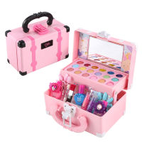 Children Simulation Makeup Set Pretend Play Toys Educational Toys Lipstick Cosmetic Bag Birthday Gift For Ingenious
