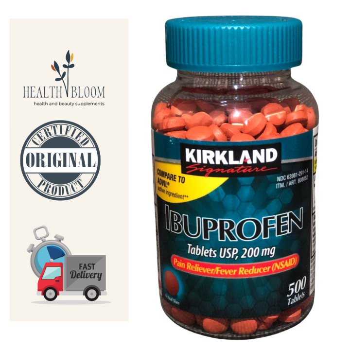 Kirkland Signature Ibuprofen 200 mg., 500 Tablets Lazada PH