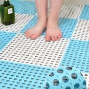 combo 10 tấm Thảm Ghép Trải Sàn Chống Trơn Trượt Nhà Tắm Vệ Sinh Thảm Lót