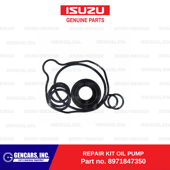Isuzu Repair Kit; Oil Pump Power Steering for Crosswind 20012015 (8971847350) (Genuine Parts