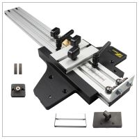 Universal Engraving Machine Guide Rail วงโคจรสไลด์เชิงเส้นสำหรับแกะสลักตรงและกลมสำหรับงานไม้ DIY