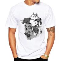 Teehub Vintage Group Dogs Printed Men T-shirt Short Sleeve Summer Tshirts Casual Tops Funny Tees - T-shirts - AliExpress