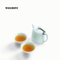 WIZAMONY Chinese Di Kiln Blue Celadon Porcelain Jade Teacups teapot Tea Cup teacup Bowl China teaset Kungfu Tea Pot Tea Set