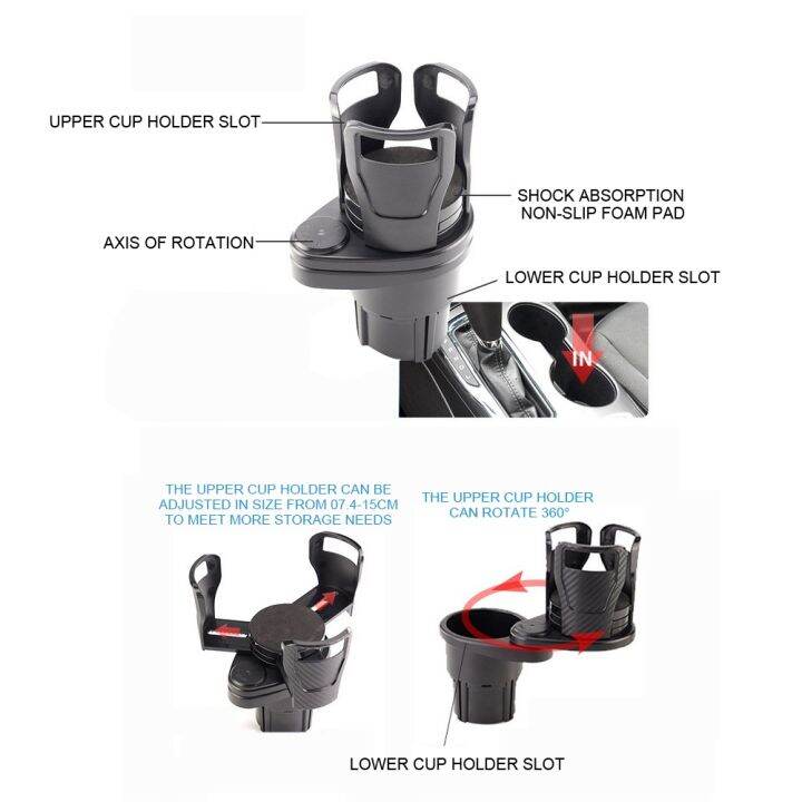 2-in-1-vehicle-mounted-slip-proof-cup-holder-360-degree-rotating-water-car-cup-holder-multifunctional-dual-houder-auto-accessory