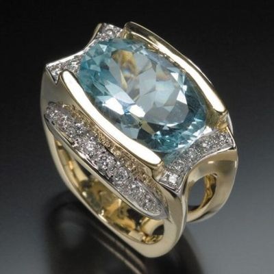 แหวนแชมเปญคริสตัลขนาดใหญ่สำหรับงานหมั้นงานแต่งผู้หญิงแหวนพลอยไฮเปอร์โบลดีไซน์เนอร์ทรงสี่เหลี่ยม