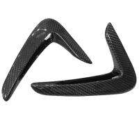 1Pair Real Carbon Fiber Car Trim Air Wing for F32 F33 F36 2014-2020 Side Body Cover Intake Grille