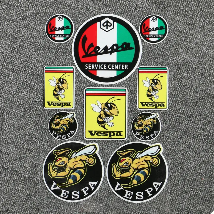 Vespa Piaggio 3d Italy Bee Emblem Badge Logo Sticker Scooter GTS GTV LX PX LT