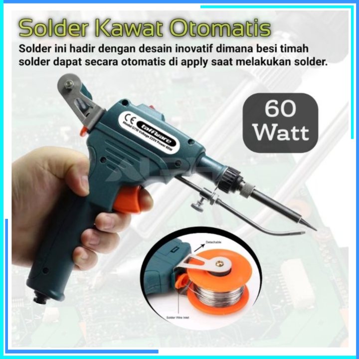 COD Taffware Solder Iron Automatic Tin Gun 60W / solder listrik 1 set