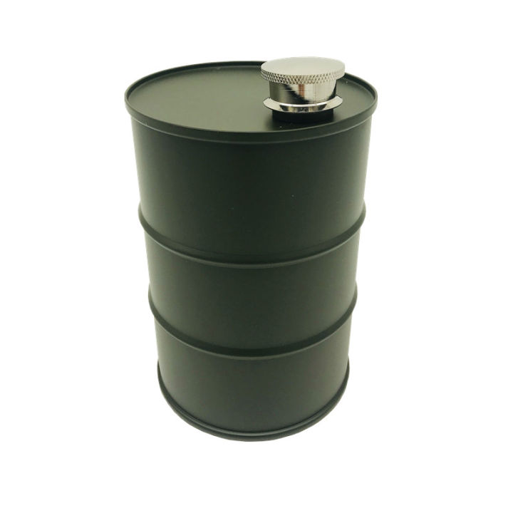 new-style-hot-sale-25oz730ml-large-capacity-stainless-steel-drums-oil-hip-flask-bucket-moscow-vodka-flagon-whisky-bottle-funnel