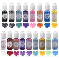 10G เรซิ่น Pigment Liquid Solid Chroma สีย้อม UV เรซิ่น DIY งานฝีมือเครื่องประดับอุปกรณ์เสริมสบู่ย้อม Pigments