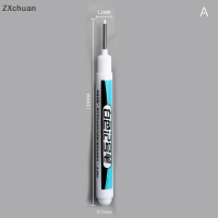 ZXchuan ปากกามาร์กเกอร์สีขาวกันน้ำ0.7/1.0/2.5มม. ปากกาสียางรถ