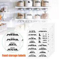 【YF】✕  132pcs Food Stickers Spice Jar Label Seasoning Sticker Баночки Для Специй Etiquetas