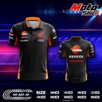 （all in stock）  MOTOSHIRT เสื้อโปโล HONDA HO-A02-18