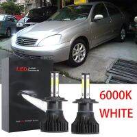 ชุดหลอดไฟหน้าฮาโลเจน LED 6000K 2003 6000K แบบเปลี่ยน สําหรับ Nissan Sentra N16 2000-2012 2PCS