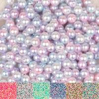 4mm6mm8mm10mm 50-500Pcs ABS Imitation Pearl Beads Round Loose Beads Handmade DIY Necklace Bracelet Jewelry Making Accessories