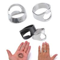 [Arrive 1-3 Days]Creative Stainless Steel Beer Openers Finger Ring Bottle Opener Bar Tools