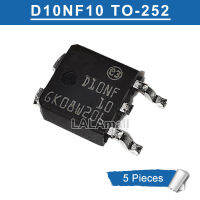 5Pcs D10NF 10 TO252 STD10NF10T4 D10NF10 TO-252 SMD N-Channel 13A/100V MOSFET ทรานซิสเตอร์ใหม่ IC