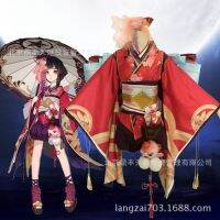 New♣ เสื้อผ้า myoji myoji gura cos เสื้อผ้า myoji คอสเพลย์กิโมโน gura ของผู้หญิง