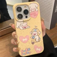 เคสสำหรับ iPhone 15 14 13 12 11 Pro Max X XR Xs Max 8 7 Plus SE 2020การ์ตูนน่ารักแบรนด์สัตว์ IMD กันกระแทกเคสโทรศัพท์ฝาครอบป้องกันนิ่มใส