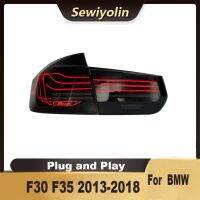 อุปกรณ์เสริมรถยนต์สำหรับ BMW 3 Series F30 F35 CSL 2013-2018 Lampu Led Belakang ซีเควนเชียลปลั๊กแอนด์เพลย์12V สัญญาณดีอาร์แอลยานยนต์