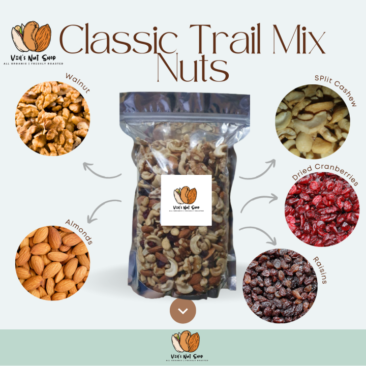 Classic Trail Mix Nuts (1KG, 500G) | Lazada PH