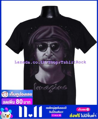 เสื้อวง JOHN LENNON จอห์น เลนนอน ไซส์ยุโรป เสื้อยืดวงดนตรีร็อค เสื้อร็อค  JLN26 สินค้าในประเทศ