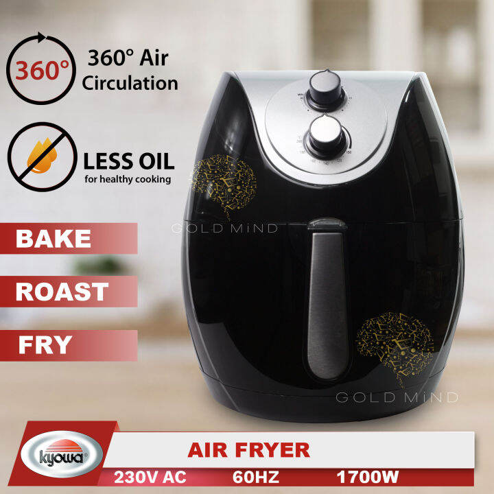 Kyowa Air Fryer 7.0L Bake, Roast, and Fry KW3815 Gold Mind Everyday