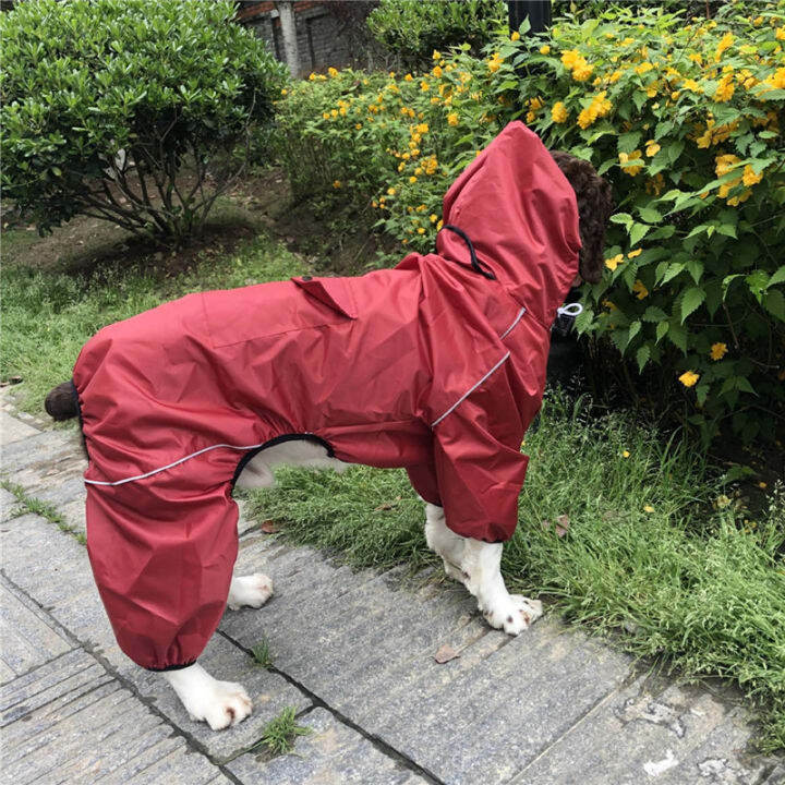 Dog Raincoat Shiba Inu Samoyed Husky Lador Golden Retriever Clothing Big Large Dog Rain