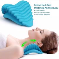 New Neck Stretcher Cervical Traction Neck Pian Relief Shoulder Relaxer Alignment Device Curve Corrector Chiropractic Pillow Travel pillows