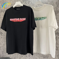 2023SS streetwear หลวม martine Rose เสื้อยืดผู้ชายผู้หญิง1:1คุณภาพดีที่สุด VINTAGE CLASSIC TEE สีดำสีขาวแขนสั้น