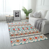 Retro Cotton Linen Carpet Anti-slip Geometric Area Rug Yoga Mat Carpets for Living Room Bedroom Area Rugs