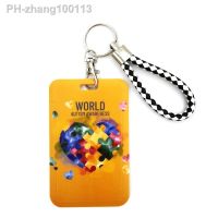 Autism pattern orange Key lanyard Car KeyChain ID Cards Pass Gym Mobile Phone Badge Kid Key Ring Holder Jewelry Decorations