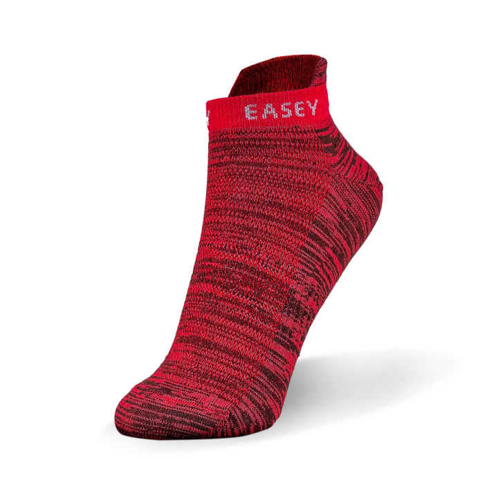 easey-ถุงเท้าเพื่อสุขภาพ-ลดกลิ่นอับ-es-light-low-cut-with-back-tab-red