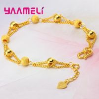 【CW】 Hot Selling Trend 925 Sterling for Small Beads Gold Colored Hand Accessories