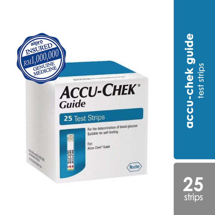 AccuChek Guide test strips 25s Lazada