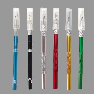 1Pcs Seam Ripper with 5Pcs Replacement Head Sewing Stitch Thread Unpicker Embroidery Thread Remover Tool DIY Sewing Tools Needlework