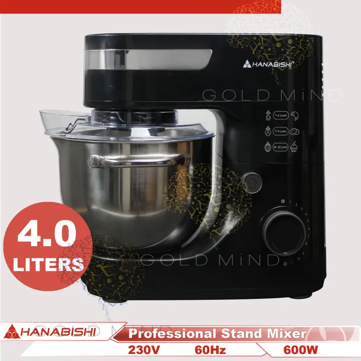 Hanabishi Professional Mixer 4 Liters (600W) Gold Mind Everyday Low Price Lazada PH