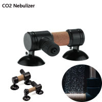 Aquarium CO2เซรามิค ถ้วยดูดคู่ Diffuser ถังปลา CO2 Regulator เครื่องกำเนิดไฟฟ้าอุปกรณ์เสริมถังหญ้า CO2