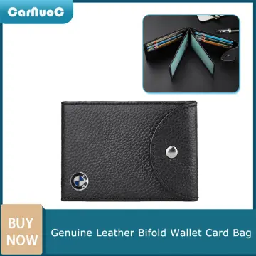 BMW Men Casual Ethnic Formal Pocket Trendy Brown Artificial Leather Wallet  Regular Size 8 Card Slots Stylish Fashionable Attractive Look