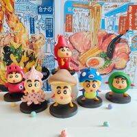 6ชิ้นอะนิเมะ Crayon Shin-Chan วัสดุอาหารชุดตุ๊กตาขนาดมินิฟิกเกอร์อนิเมะสร้างสรรค์อะนิเมะตัวละคร Hiasan Mobil เครื่องประดับโต๊ะ