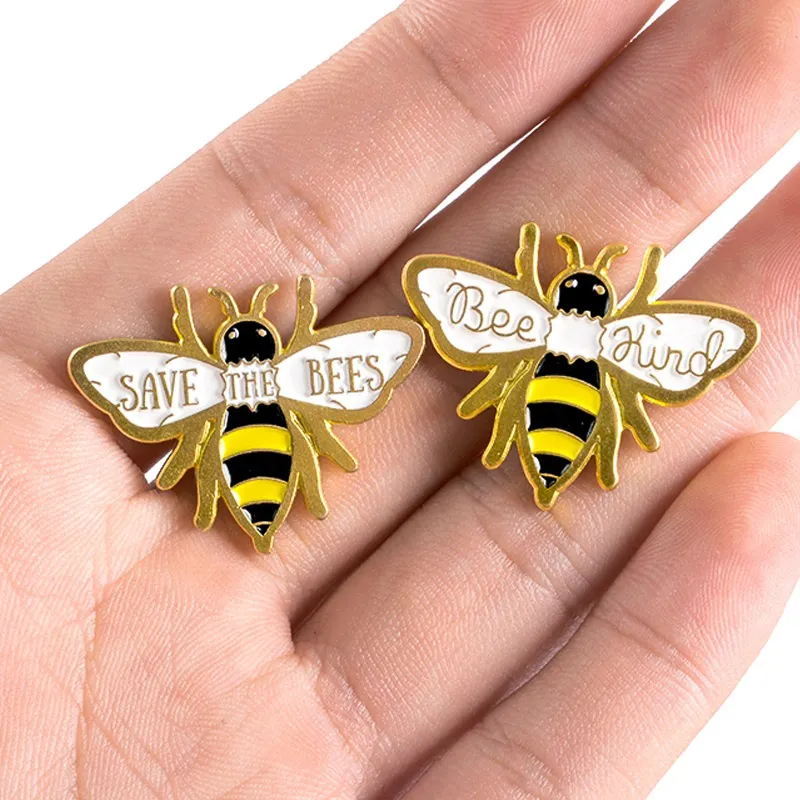 Bee Kind Enamel Pin Cute Honey Bee Badge Be Kind Pin Aesthetic Pins Animal  Button Lapel Pins