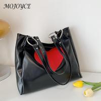 【 Cw】fashion Love Heart Shoulder Bag Women Large-Capacity Leather Tote Bag Ladies Casual Shopper Handbag Vintage Cool Girls R Bag