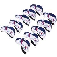 【cw】 Iron Covers Headcovers Set for Club 10pcs Protector Korea Flag !